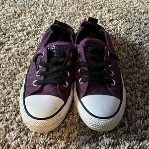 Purple Slide-On Converse All-Stars